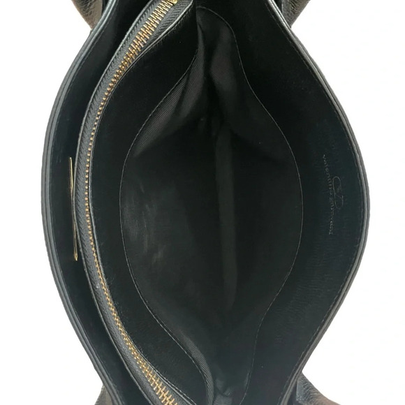 Valentino Garavani Black Leather Top Handle Bag - Picture 6 of 15